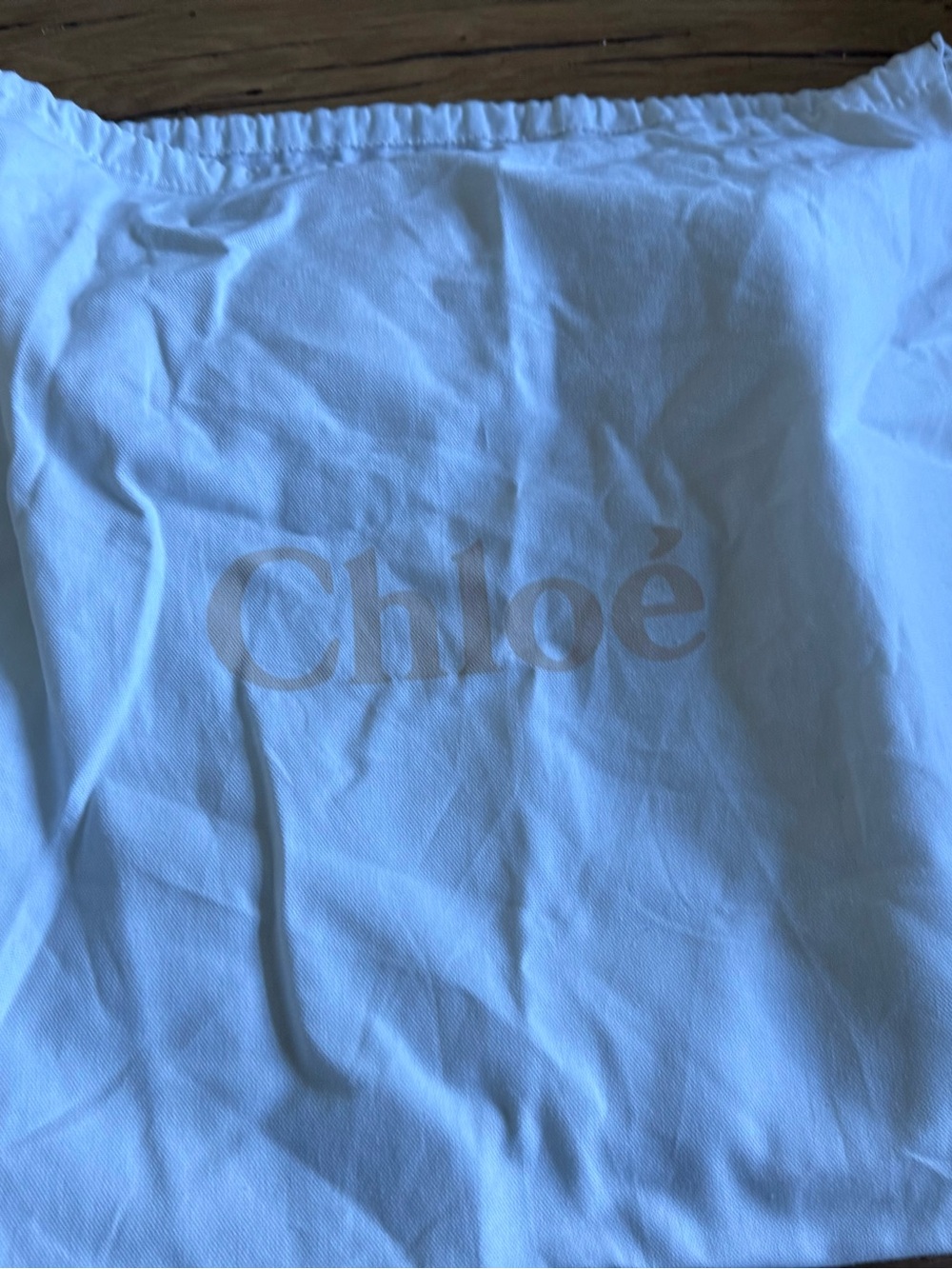 Chloe Large Woody Linen Tote - Picture 8 of 8